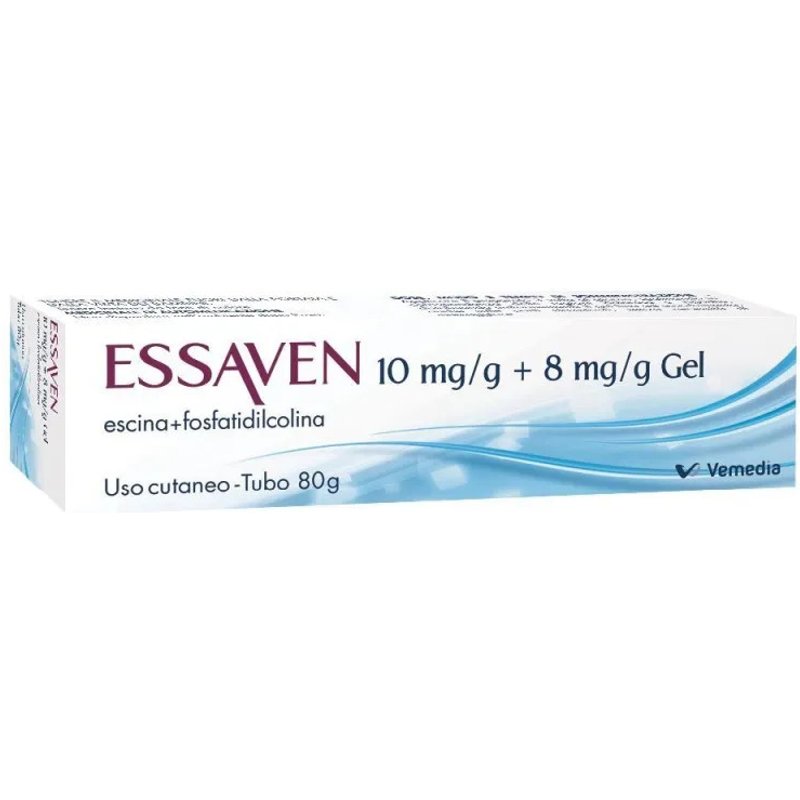 Essaven gel per insufficienza venosa e fragilità capillare 10mg + 8mg 80g