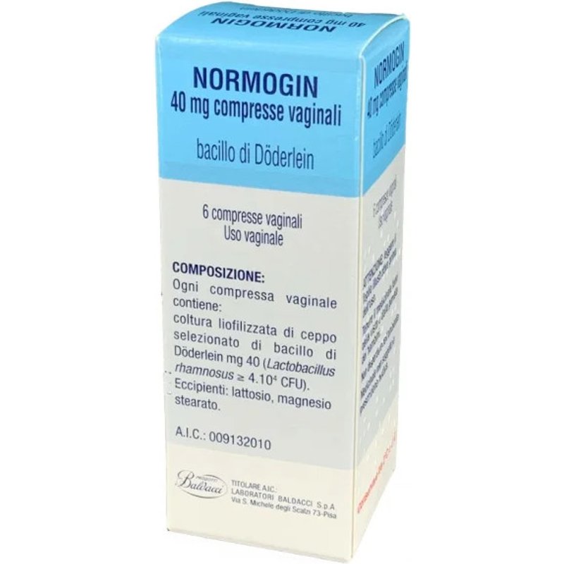Normogin 6 compresse vaginali 40mg