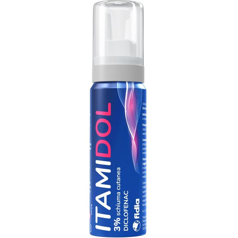 Itamidol schiuma cutanea 3% 50g