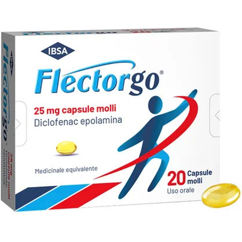 Flectorgo 25mg 20 capsule