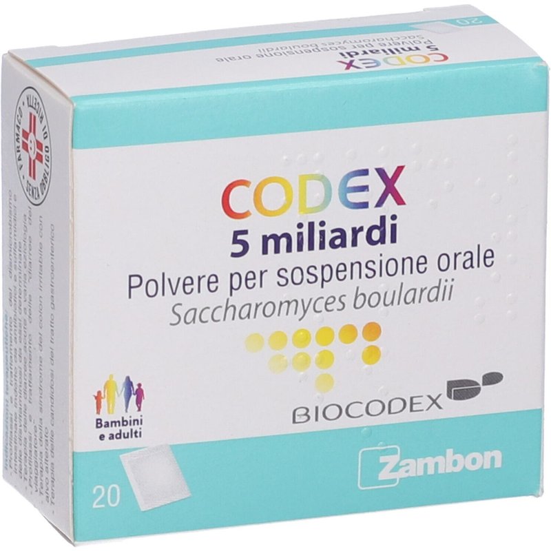 Codex 5mld 250mg 20 bustine