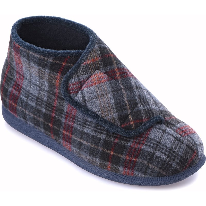 Cosyfeet Robbie Men's Extra Wide Slippers for Swollen Feet