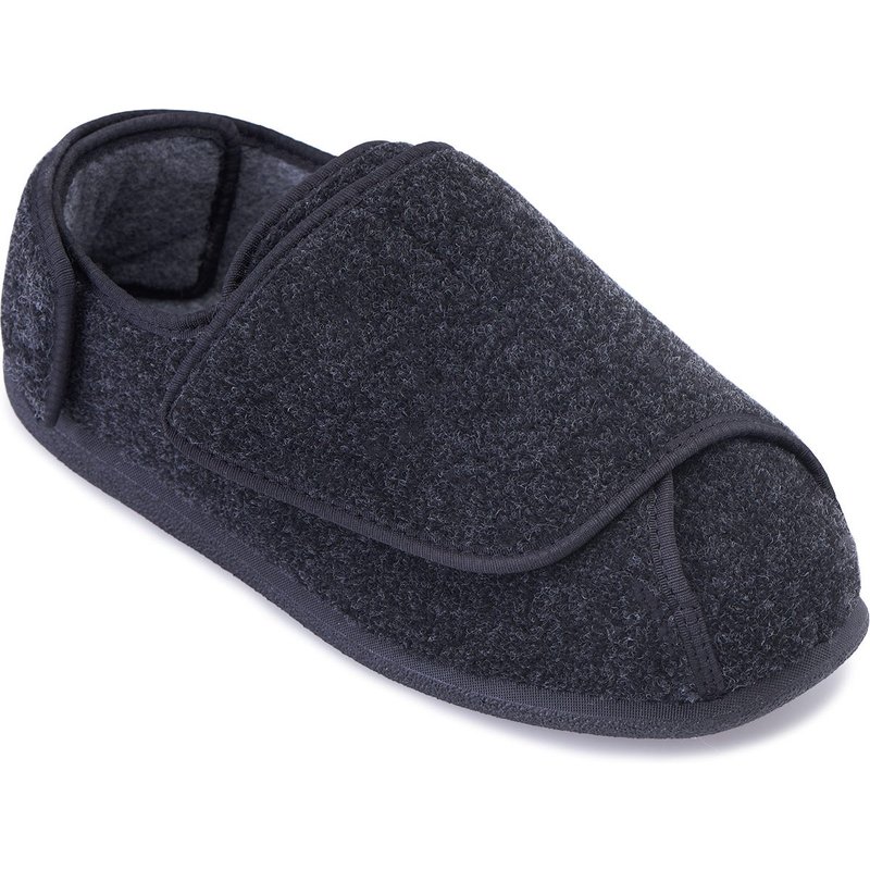 Cosyfeet Ernest Men's Extra Wide Slippers for Swollen Feet