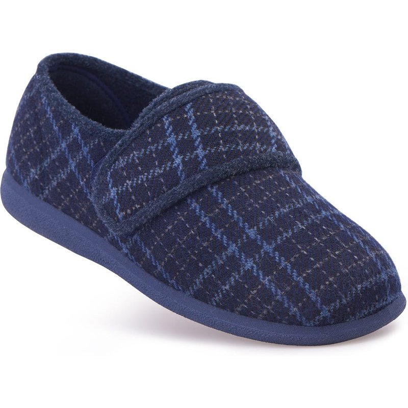 Cosyfeet Reggie Men's Extra Wide Slippers for Swollen Feet