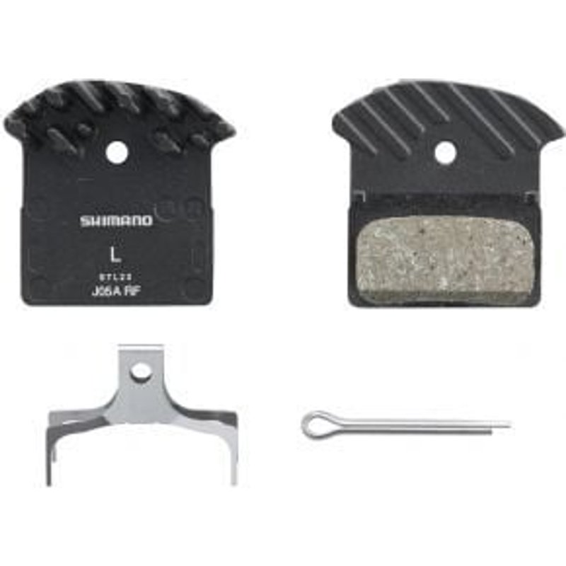 Cyclestore Shimano J05a-rf Disc Pads And Spring Alloy Back With Cooling Fins Resin | Save up to 12% with Loyalty Scheme & FREE 48hr tracked postage over £20.