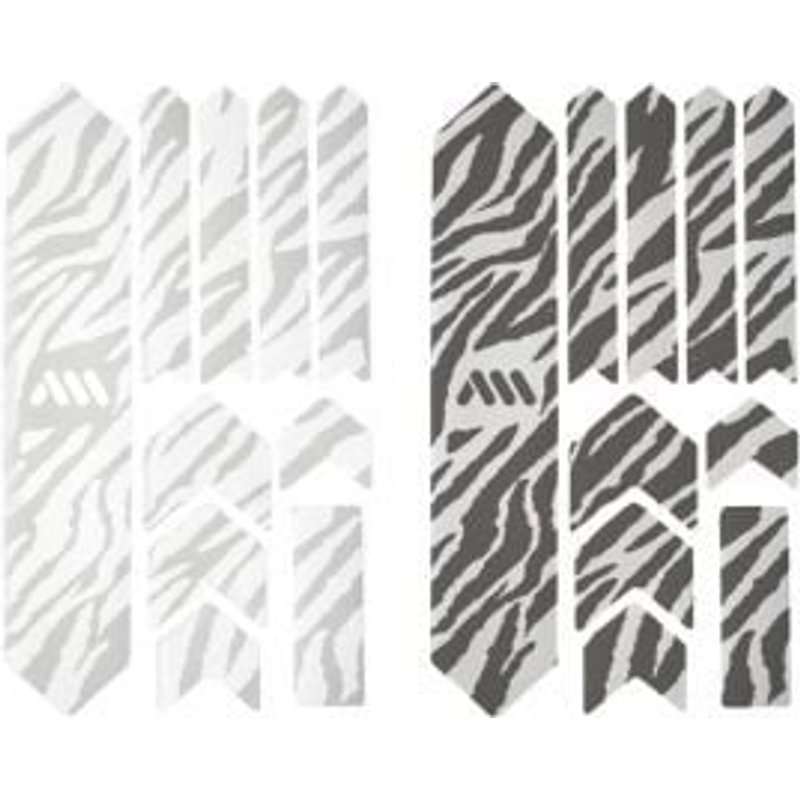 Cyclestore All Mountain Style Honeycomb Frame Guard Extra Frame Protection Kit Zebra Zebra Grey | Save up to 12% with Loyalty Scheme & FREE 48hr tracked postage over £20.