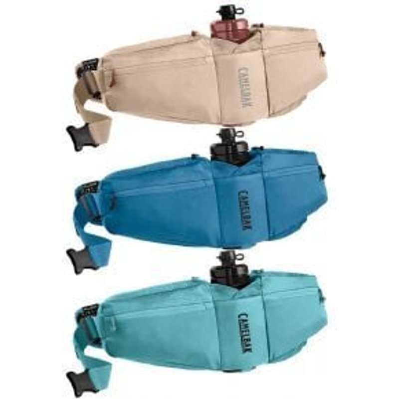 Cyclestore Camelbak Podium Flow 4 Waist Pack With 21oz Podium Dirt Series Bottle 4 Litre - Moondust | Save up to 12% with Loyalty Scheme & FREE 48hr tracked postage over £20.