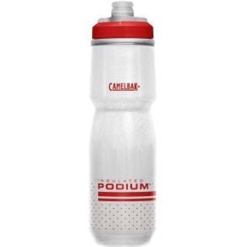Cyclestore Camelbak Podium Chill Insulated Bottle 24oz 710ml Fiery Red/white | Save up to 12% with Loyalty Scheme & FREE 48hr tracked postage over £20.