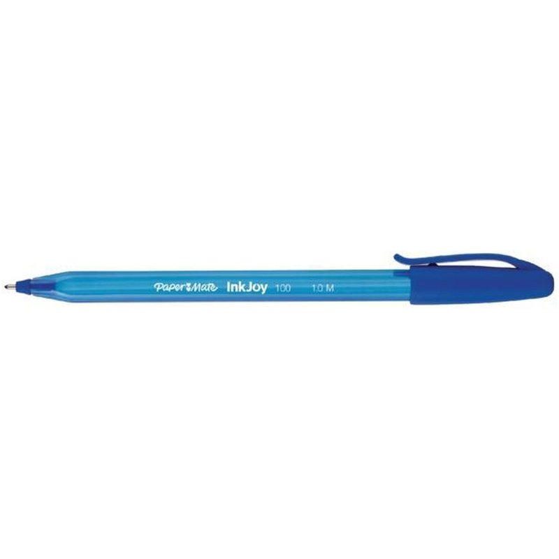 Balpen Paper Mate Inkjoy 100 medium blauw