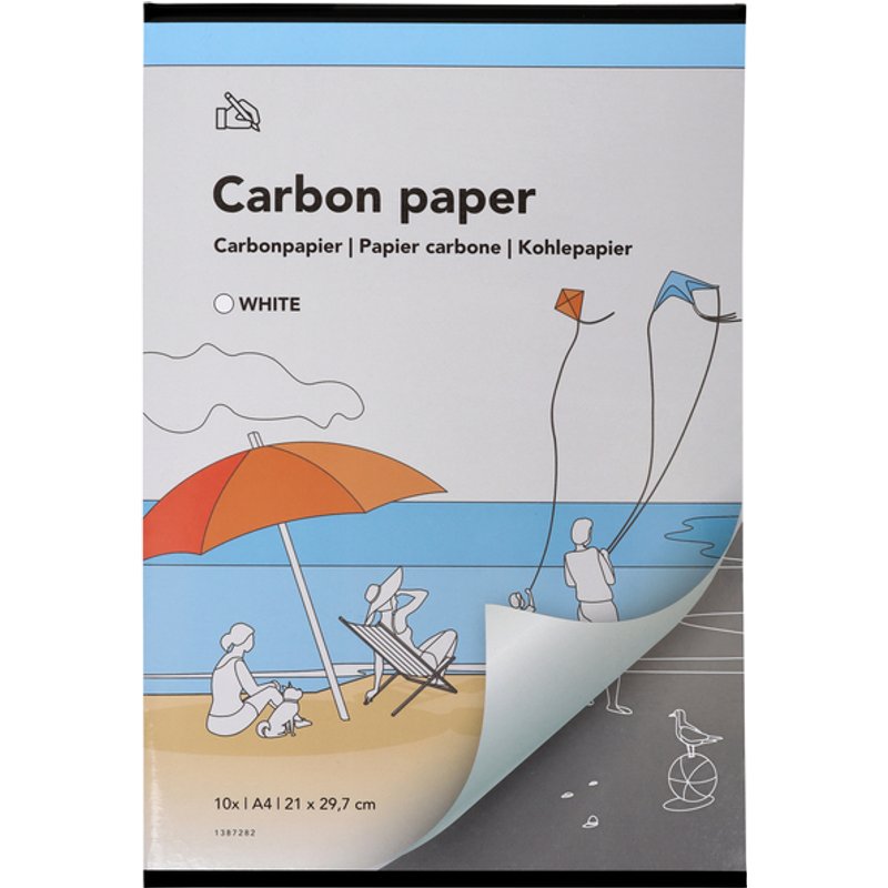 Carbonpapier Qbasic A4 21x29,7cm 10x wit