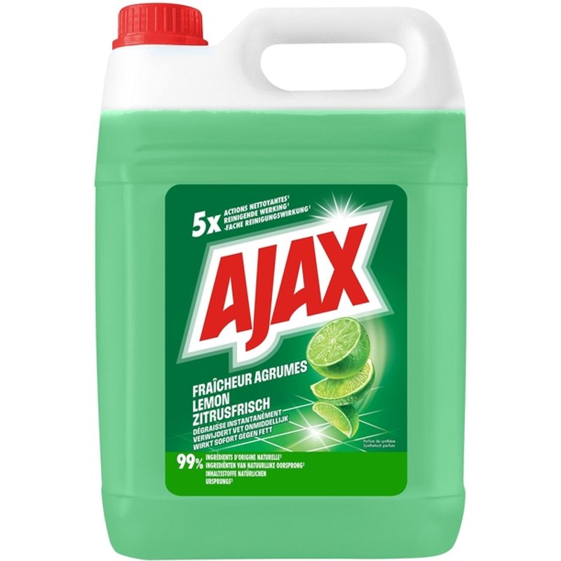 Allesreiniger Ajax Limoen fris 5L