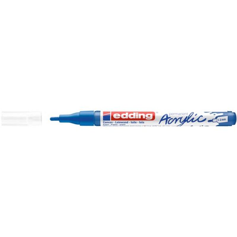 Acrylmarker edding e-5300 fijn gentiaanblauw