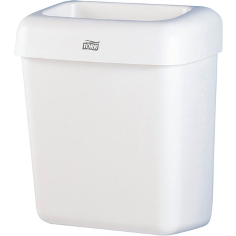 Afvalbak Tork B2 open inworp 20 liter wit 226100