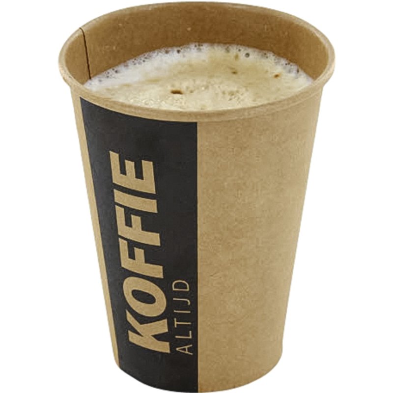 Beker IEZZY Altijd Koffie 355ml Ø90mm 50 stuks