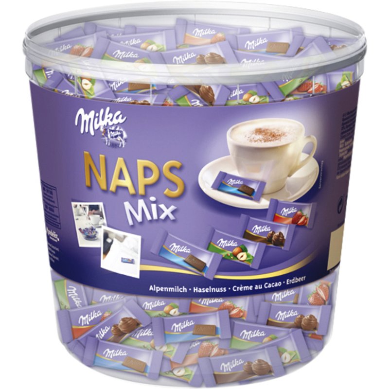 Chocolade Milka Naps mix
