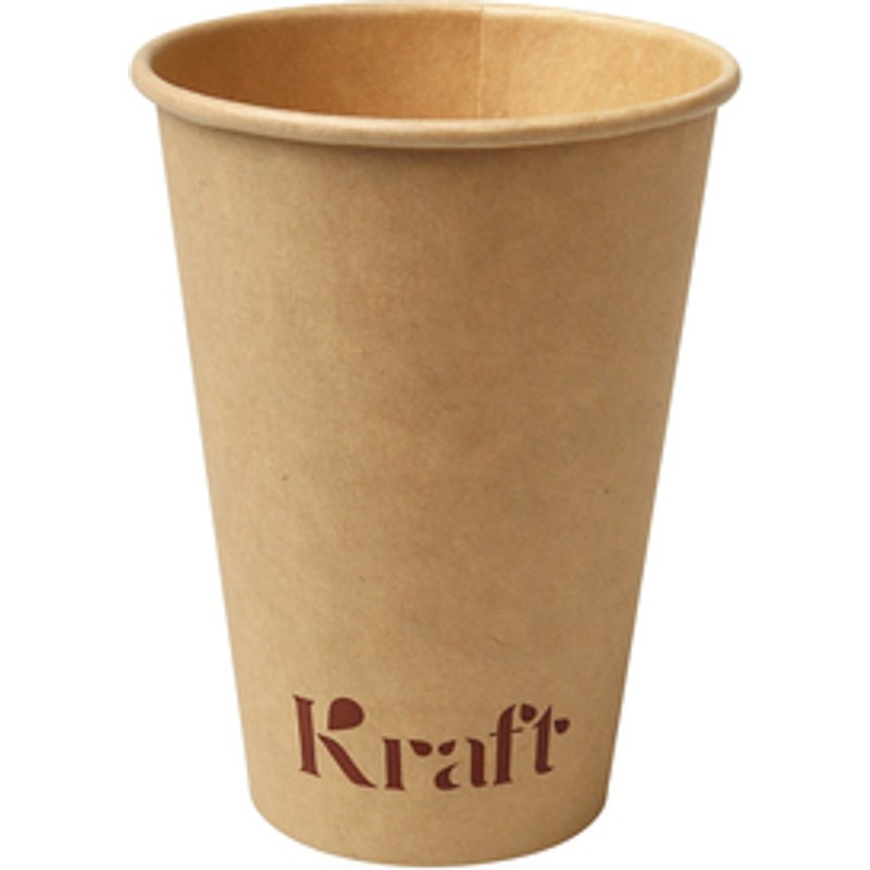 Beker kraft IEZZY 180ml 50 stuks bruin