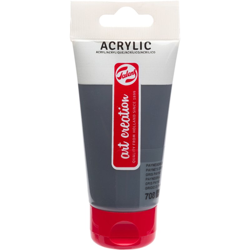 Acrylverf Talens Art Creation 708 paynesgrijs tube à 75ml