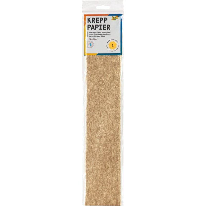 Crêpepapier Folia 250x50cm nr9125 goud