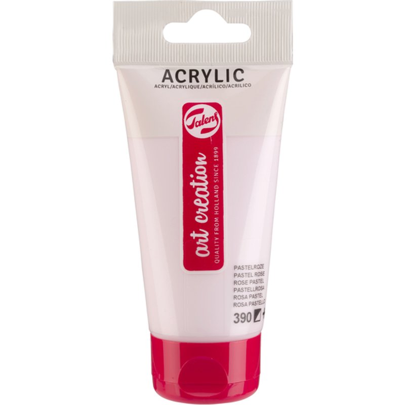 Acrylverf Talens Art Creation 390 pastelroze tube à 75ml