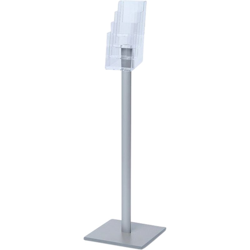 Brochurehouder Quantore met standaard 4x 110x140x30mm