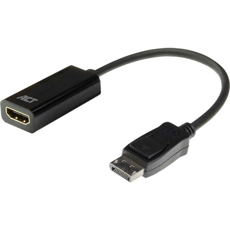 Adapter ACT DisplayPort naar HDMI 4K 0.15 meter