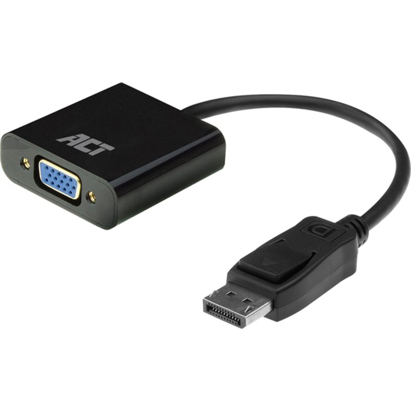 Adapter ACT DisplayPort naar VGA 0.15 meter