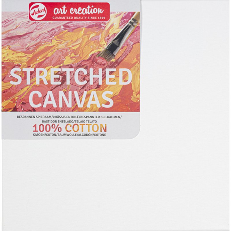 Canvasdoek Talens Art Creation katoen 30x30cm wit