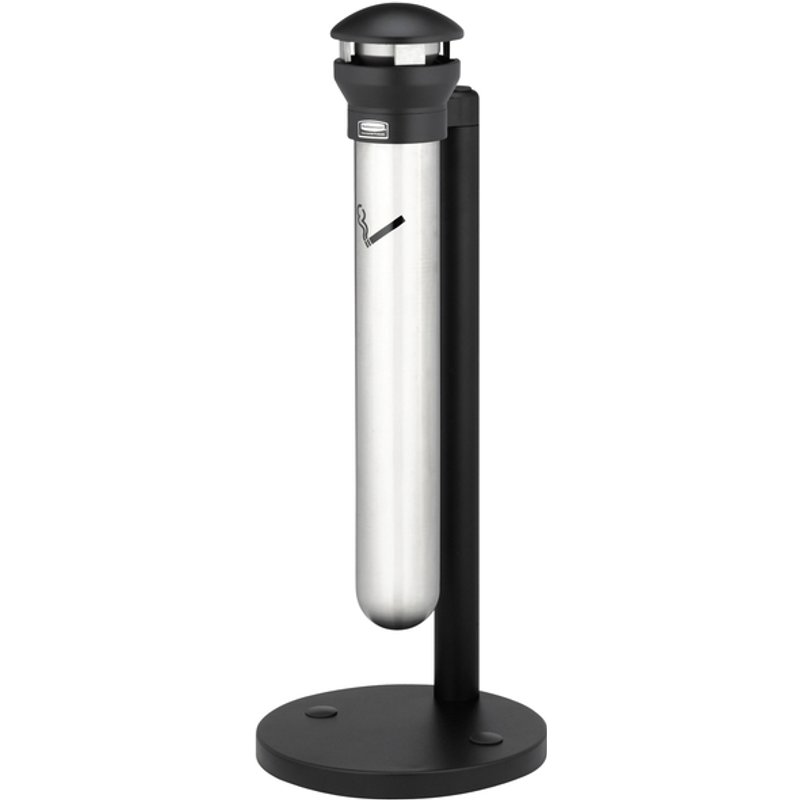 Asbak Rubbermaid Infinity vrijstaand RVS
