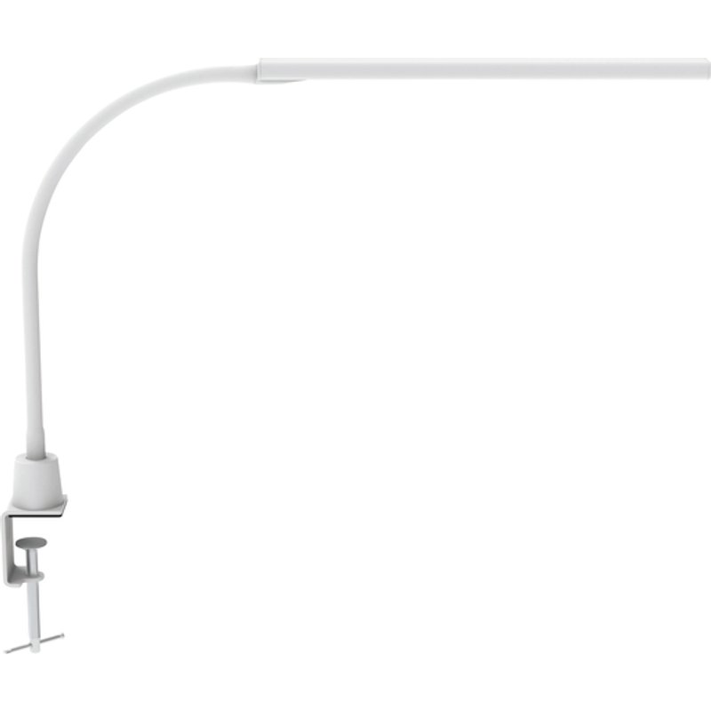 Bureaulamp MAUL Pirro LED dimbaar tafelklem wit