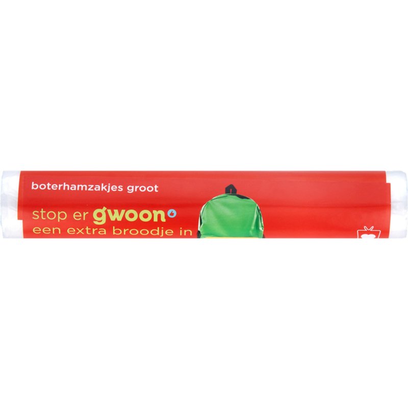 Boterhamzak G'woon 80 stuks