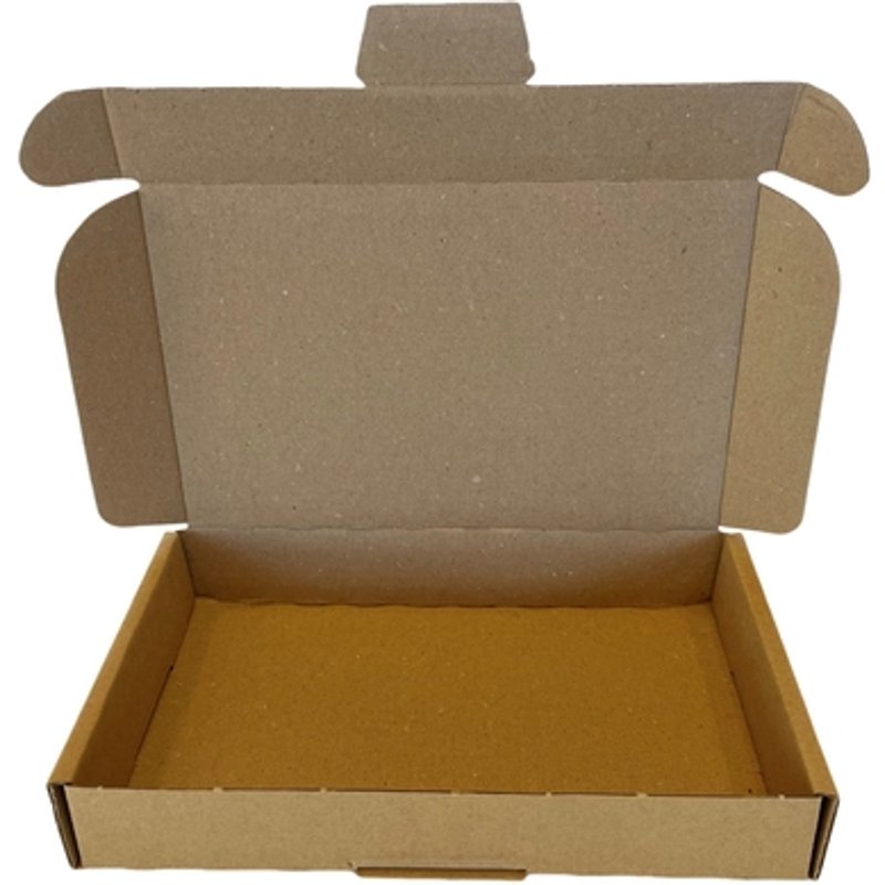 Brievenbusbox IEZZY A6 180x115x28mm karton bruin