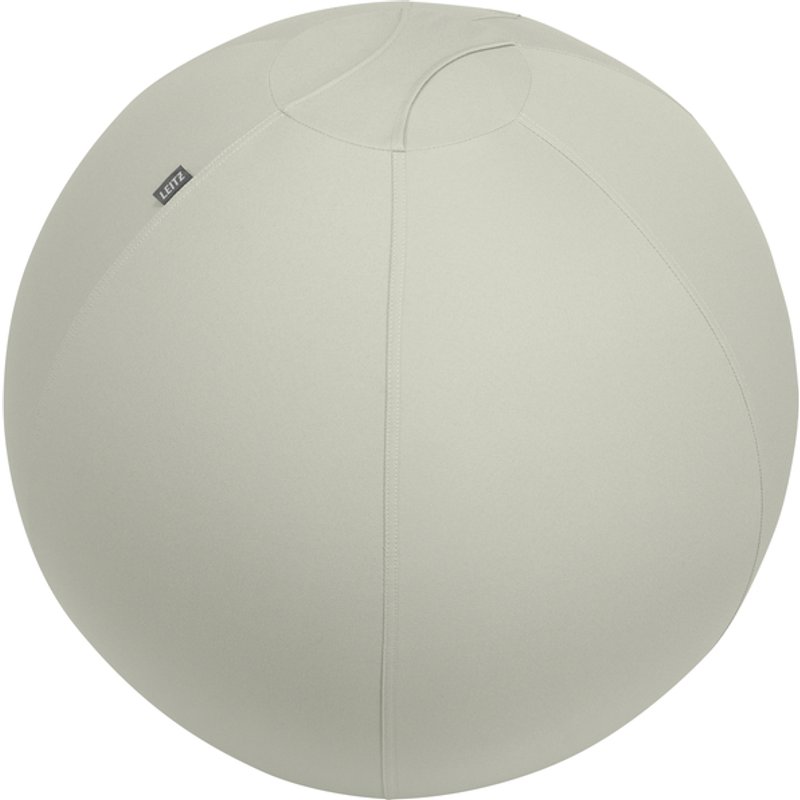 Actieve zitbal Leitz Ergo 75cm anti-rol lichtgrijs