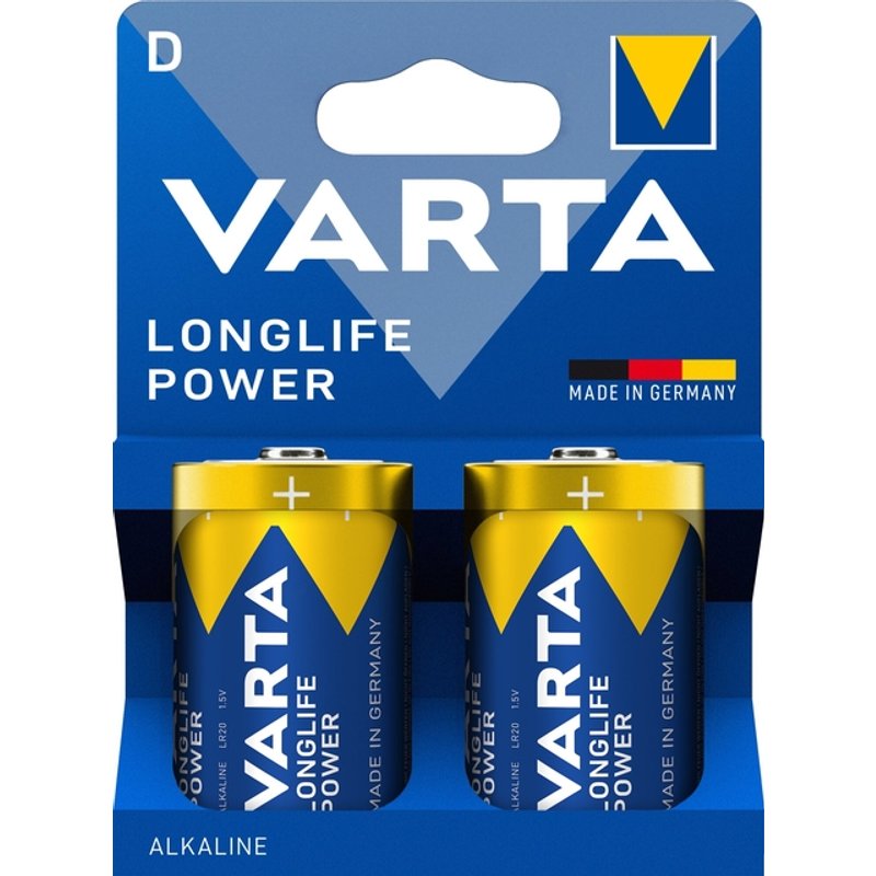 Batterij VARTA Longlife Power 2x D
