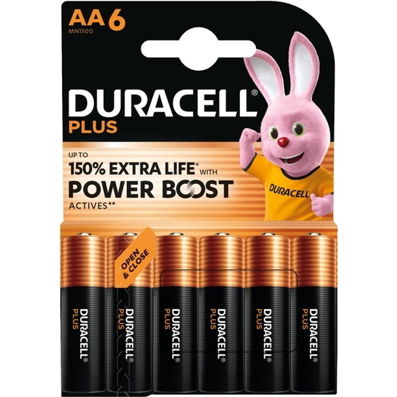 Batterij Duracell Plus Powerboost 6x AA