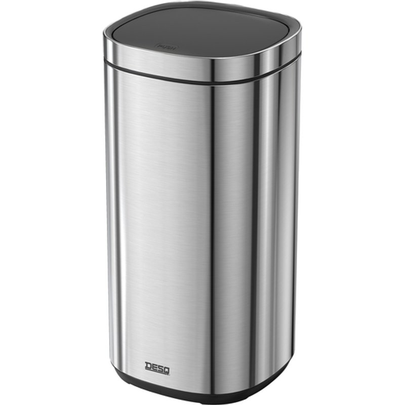 Afvalbak Desq Touch 30 liter RVS zilver