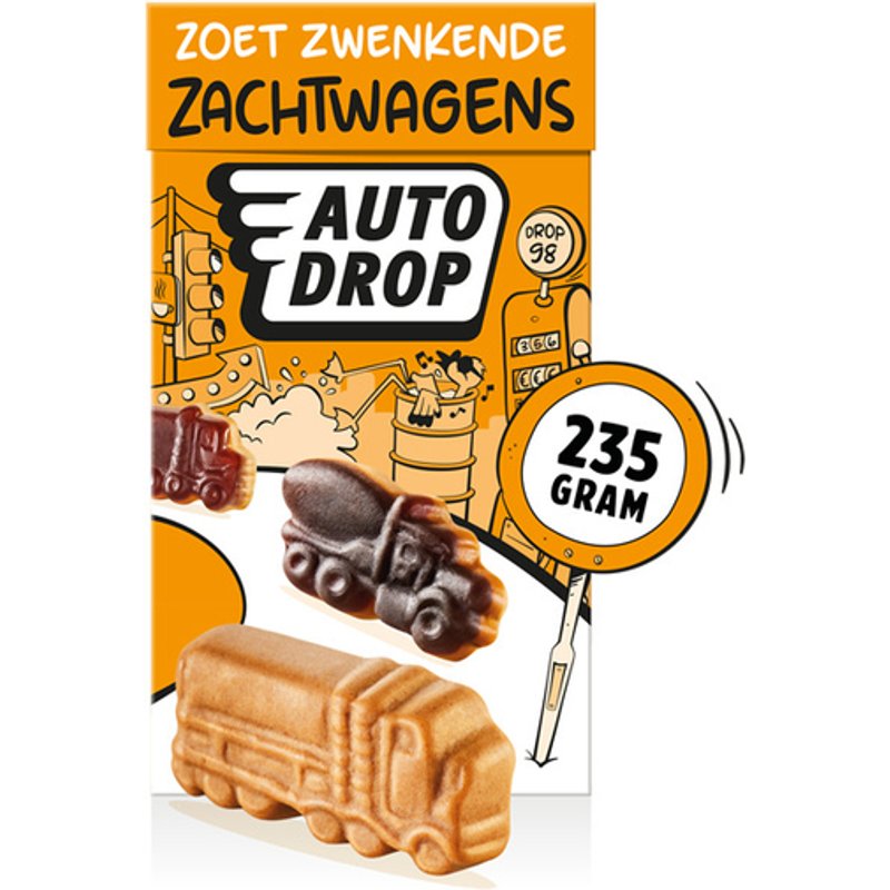 Autodrop zachte wagens pak 235gr