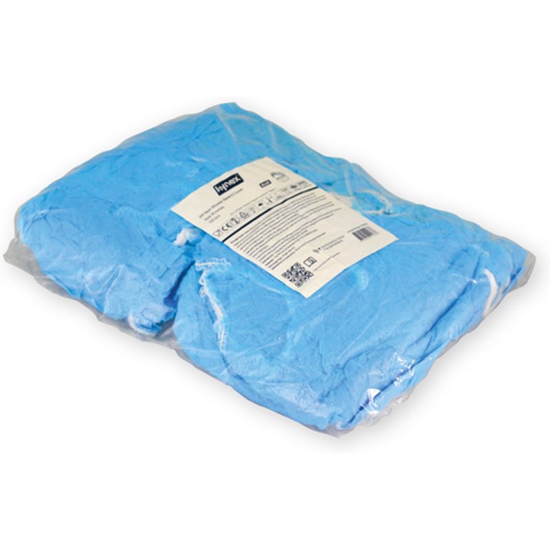 Baardnet Hynex non-woven blauw pp 100 stuks