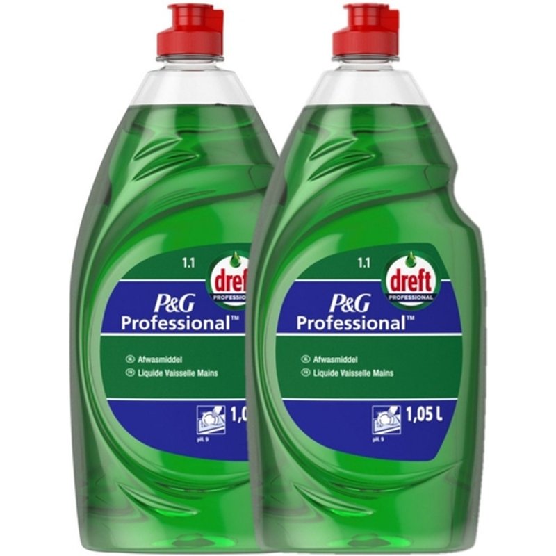 Afwasmiddel Dreft Professional 2 x 1,05 liter