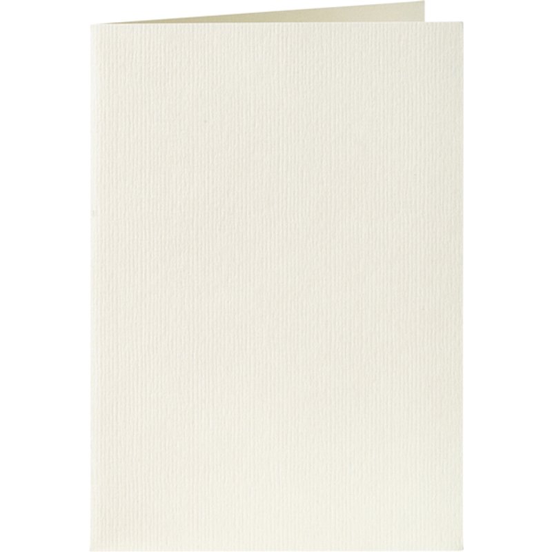 Correspondentiekaart Papicolor dubbel 105x148mm anjerwit pak à 6 stuks