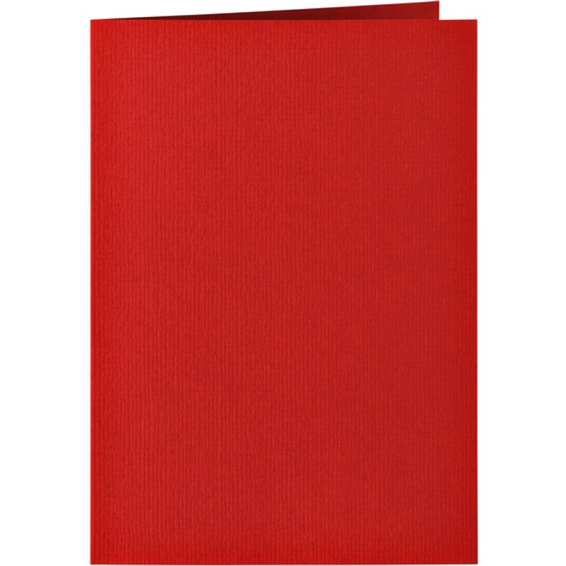 Correspondentiekaart Papicolor dubbel 105x148mm rood pak à 6 stuks