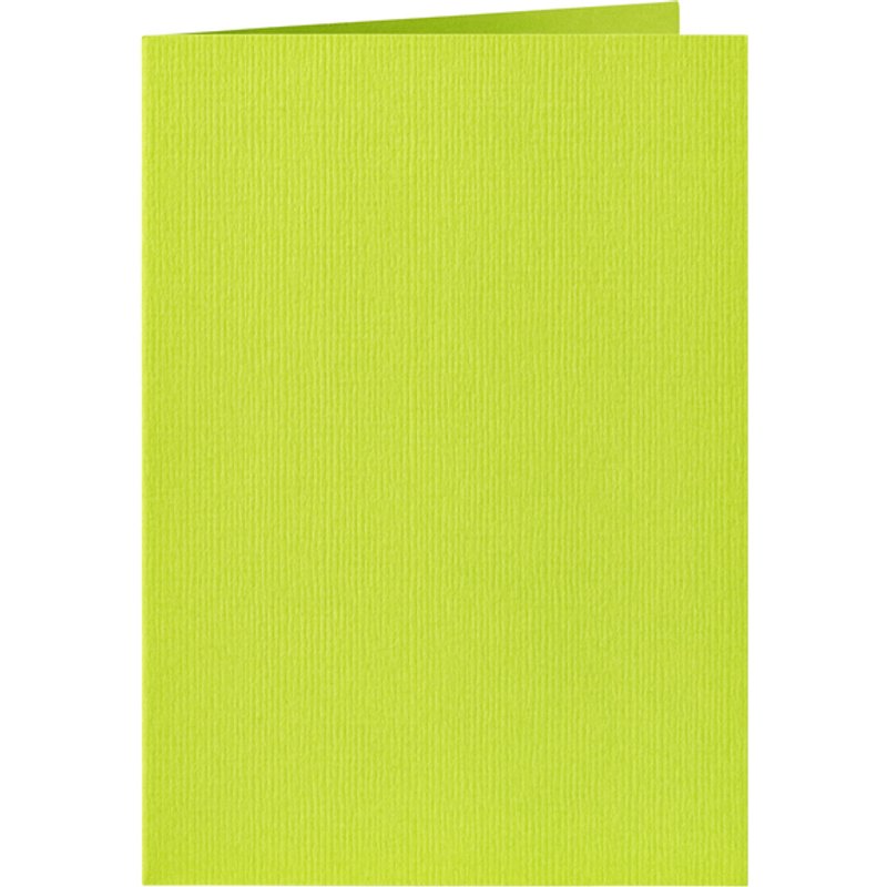 Correspondentiekaart Papicolor dubbel 105x148mm appelgroen pak à 6 stuks