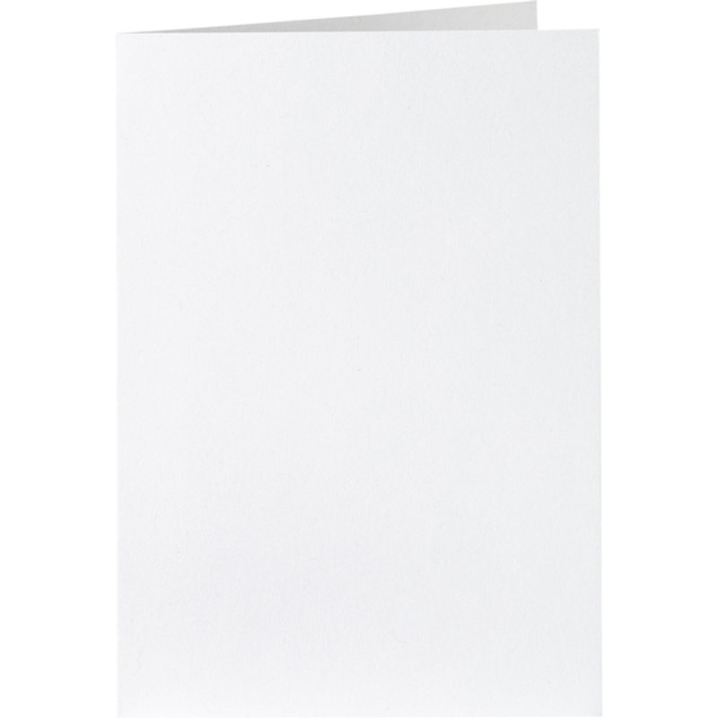 Correspondentiekaart Papicolor dubbel 105x148mm kraft wit pak à 6 stuks