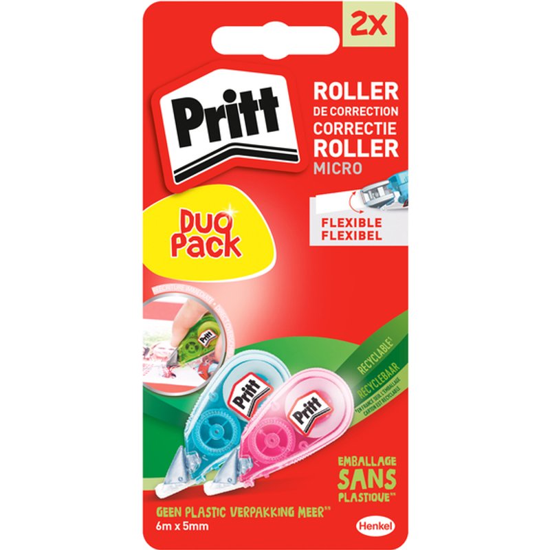 Correctieroller Pritt Micro Flex 5mmx6m blister 2e halve prijs