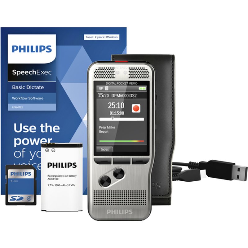 Dicteerapparaat Philips PocketMemo DPM6000