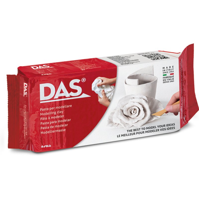 Boetseerklei DAS luchthardend 500 gram wit