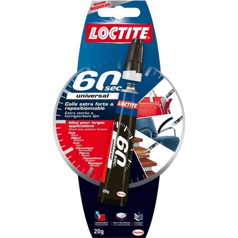 Alleslijm Loctite 60 seconden tube 20 gram