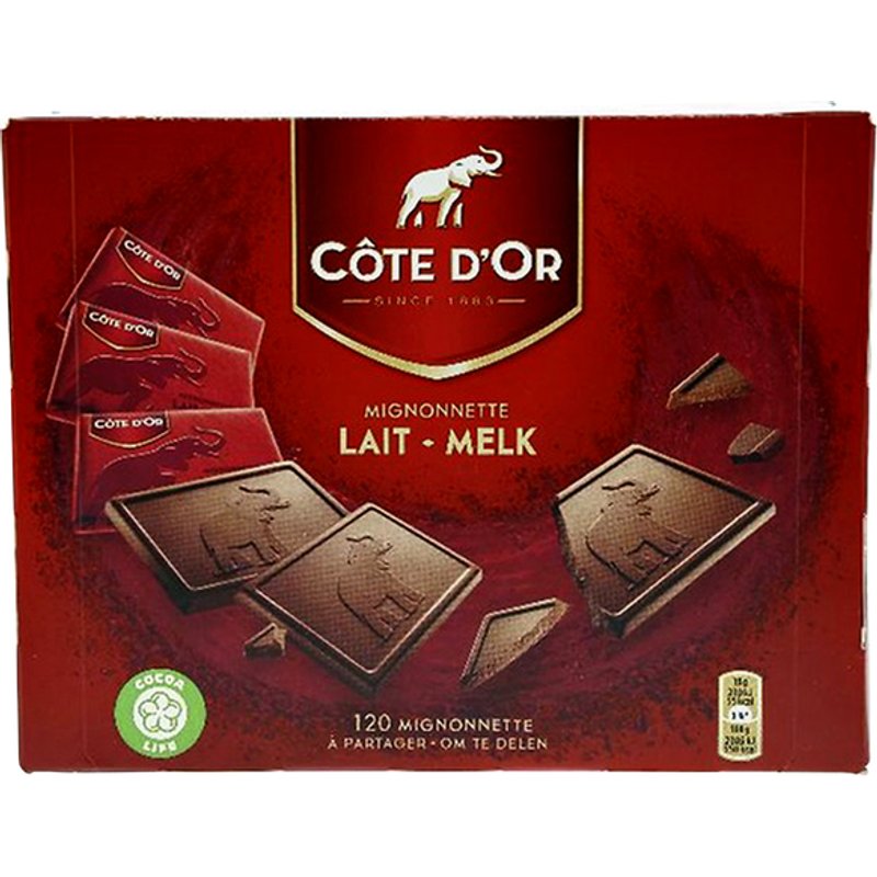 Chocolade Cote d'Or mignonnette melk 120x10 gram