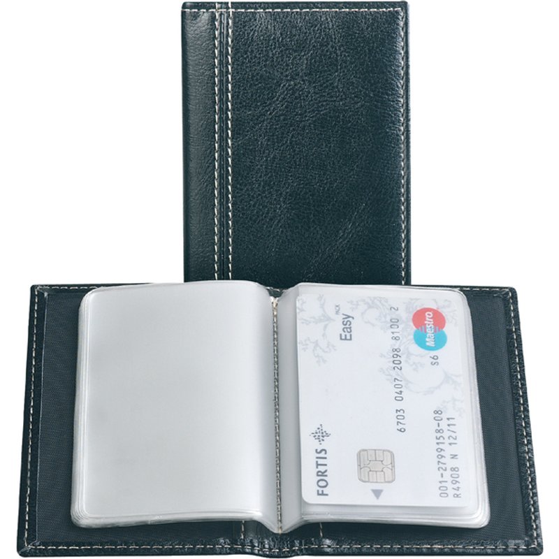 Creditkaart etui Palermo 40stuks zwart