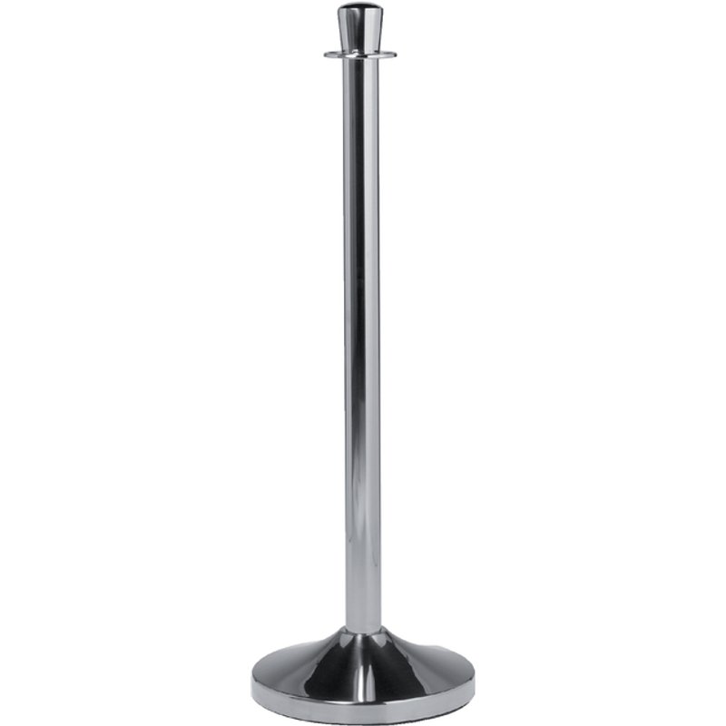 Afzetpaal Securit 100cm met voet chroom