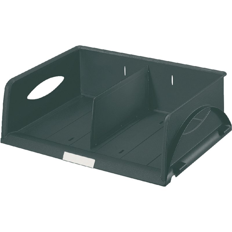 Brievenbak Leitz Sorty standaard A4 maxi dwars zwart